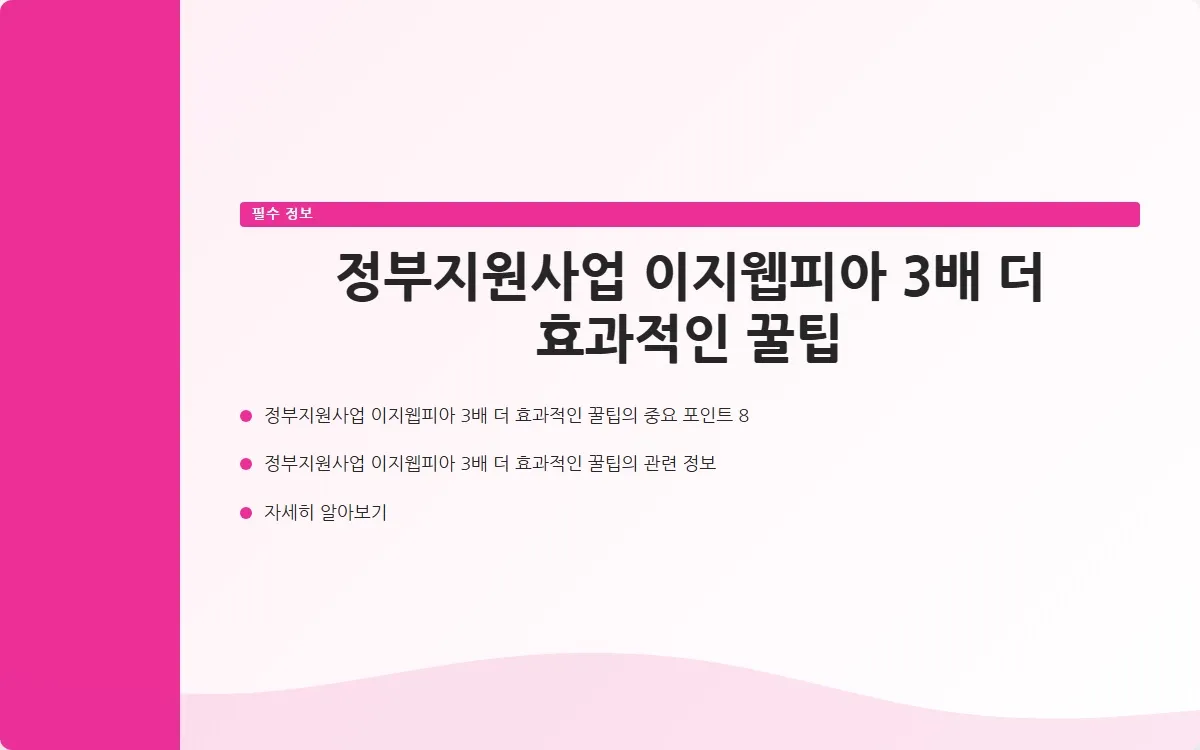 정부지원사업 이지웹피아 이미지 10
